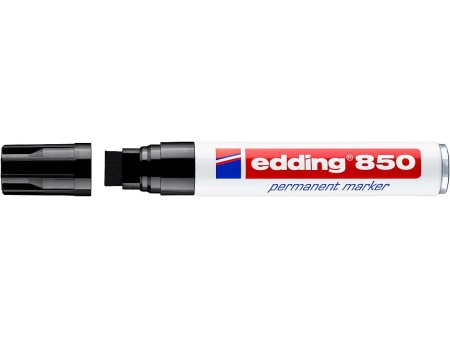 Marker permanentny CZARNY edding ED-850 5-15mm.