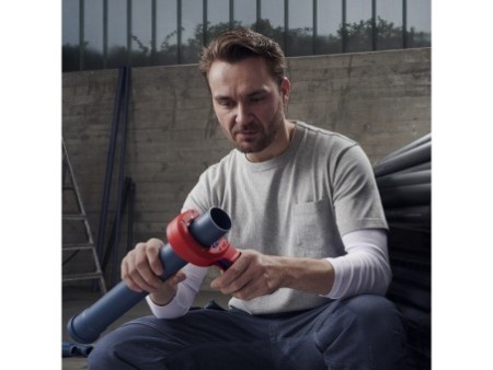 KNIPEX 90 23 01 BK DP50 Obcinak do rur odpływowych z tworzywa sztucznego 165 mm