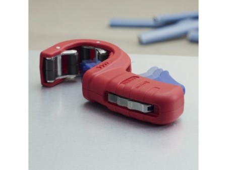KNIPEX 90 23 01 BK DP50 Obcinak do rur odpływowych z tworzywa sztucznego 165 mm
