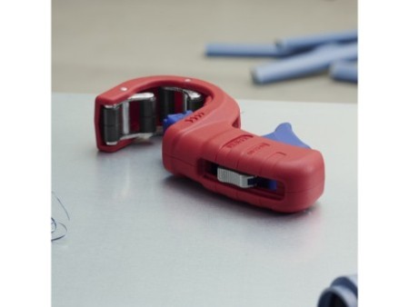 KNIPEX 90 23 01 BK DP50 Obcinak do rur odpływowych z tworzywa sztucznego 165 mm