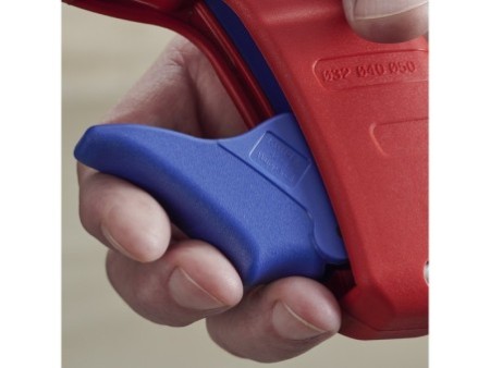 KNIPEX 90 23 01 BK DP50 Obcinak do rur odpływowych z tworzywa sztucznego 165 mm
