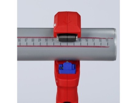 KNIPEX 90 23 01 BK DP50 Obcinak do rur odpływowych z tworzywa sztucznego 165 mm