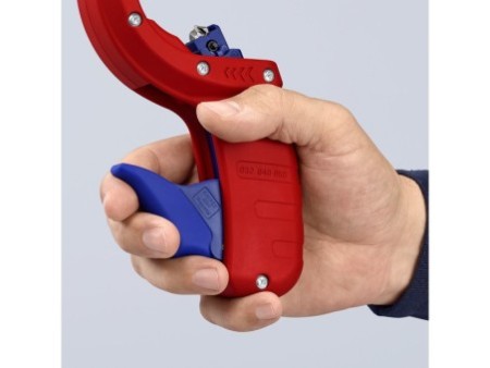 KNIPEX 90 23 01 BK DP50 Obcinak do rur odpływowych z tworzywa sztucznego 165 mm