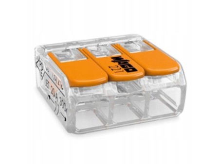 10x ZŁĄCZKA WAGO 221-413 SZYBKOZŁĄCZKA 3x0,2-4mm