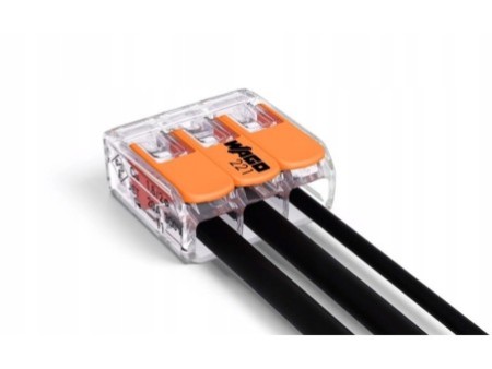 10x ZŁĄCZKA WAGO 221-413 SZYBKOZŁĄCZKA 3x0,2-4mm
