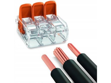 10x ZŁĄCZKA WAGO 221-413 SZYBKOZŁĄCZKA 3x0,2-4mm