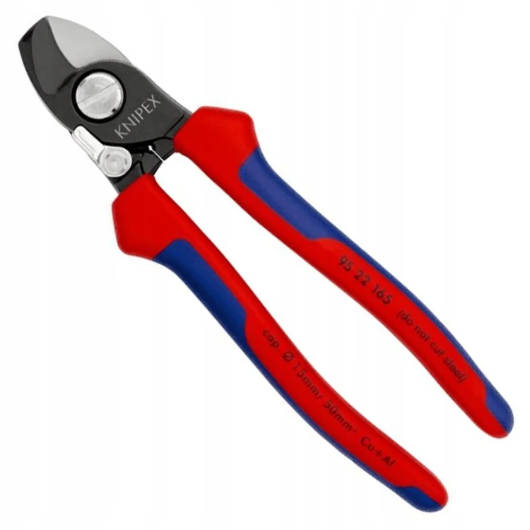 Nożyce do cięcia kabli i przewodów sprężyna rozwierająca KNIPEX 95 22 165