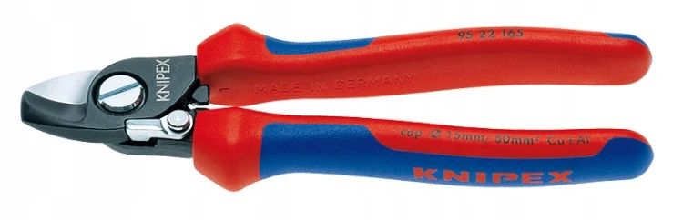 Nożyce do cięcia kabli i przewodów sprężyna rozwierająca KNIPEX 95 22 165