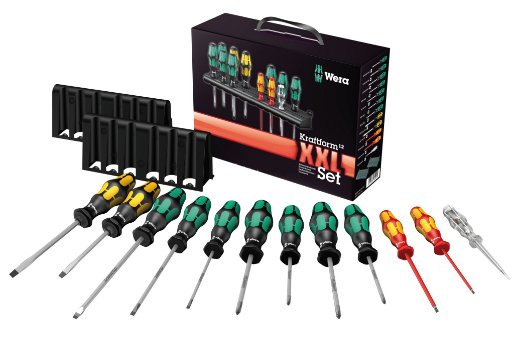 Zestaw wkrętaków uniwersalny XXL 12 szt. prosty, PZ, PH Kraftform Plus WERA