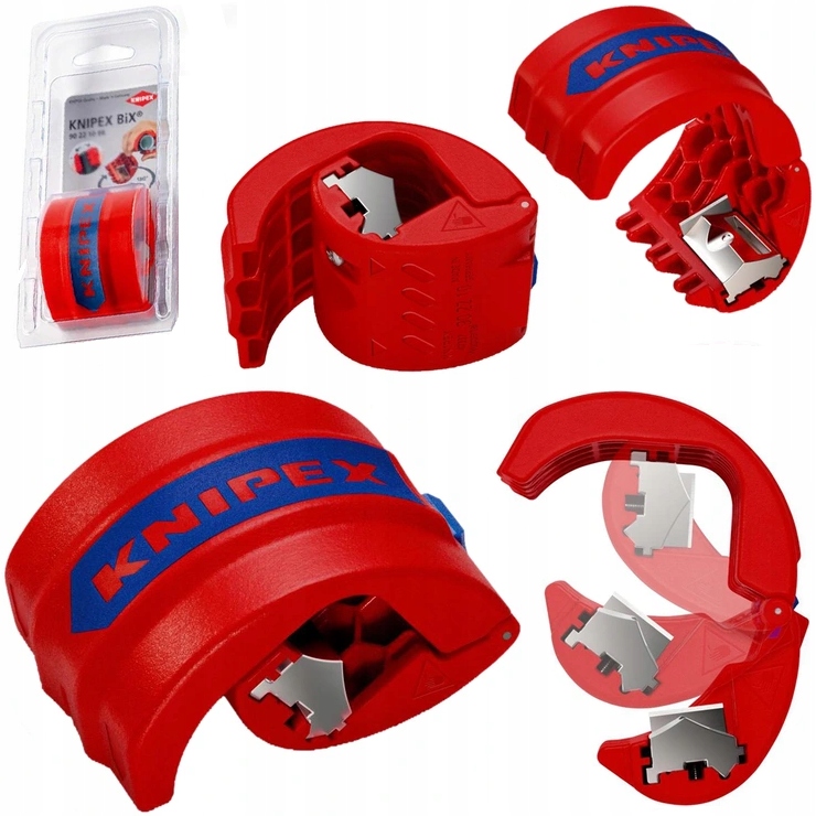Obcinak do Rur z Tworzywa Sztucznego i Tulejek 20-50mm KNIPEX 90 22 10 BK
