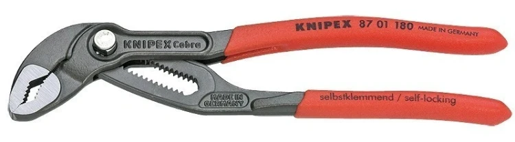 Knipex Szczypce Do Rur Cobra Klucz Nastawne Do Nakrętek 8701300 300 mm