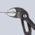 Szczypce nastawne do rur fosforanowane 180mm 87 01 180 Cobra KNIPEX