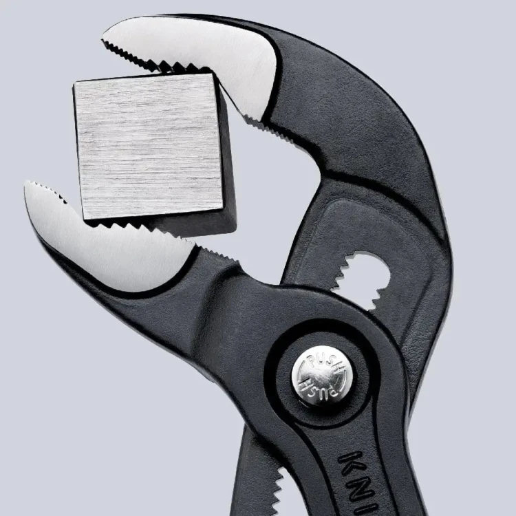Szczypce nastawne do rur fosforanowane 180mm 87 01 180 Cobra KNIPEX