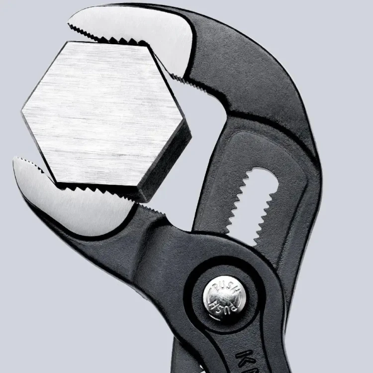 Szczypce nastawne do rur fosforanowane 180mm 87 01 180 Cobra KNIPEX
