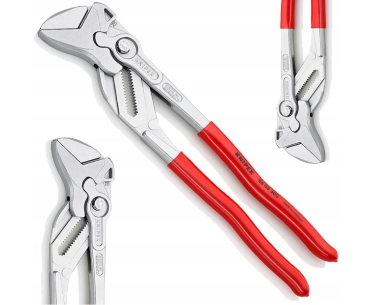 Szczypce Klucz Nastawny Uniwersalny Regulowany 2w1 300mm KNIPEX 86 03 300
