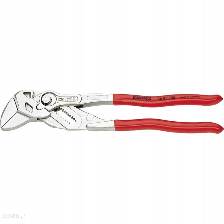Szczypce Klucz Nastawny Regulowany 2w1 Uniwersalny 250mm KNIPEX 86 03 250