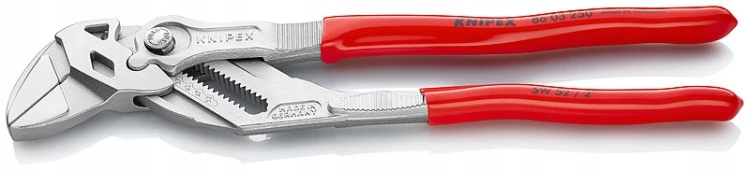 Szczypce Klucz Nastawny Regulowany 2w1 Uniwersalny 250mm KNIPEX 86 03 250