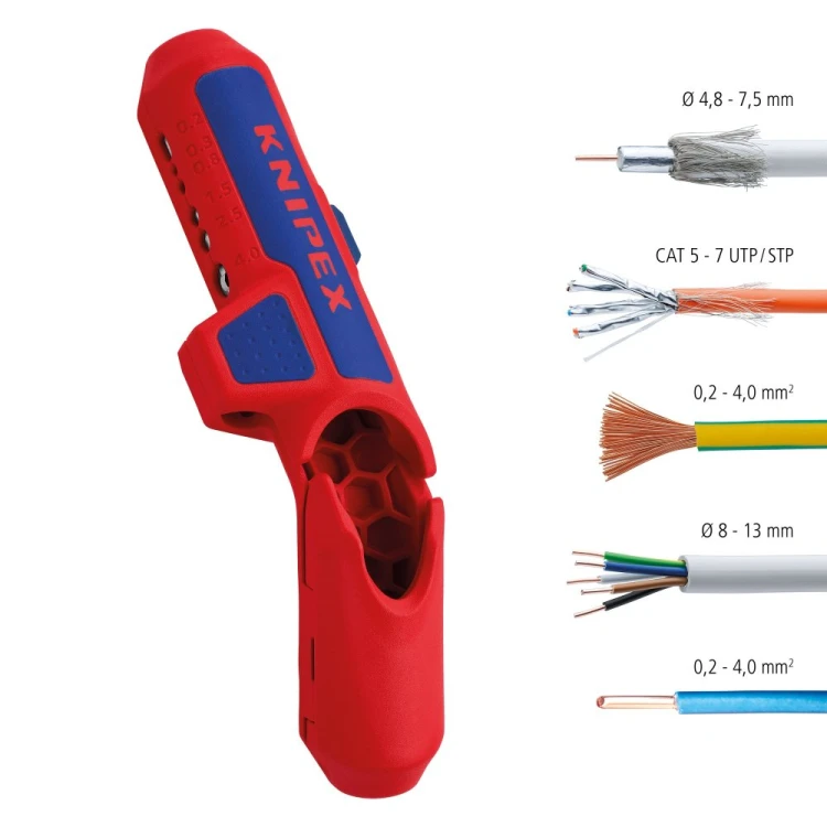 Knipex 16 95 01 SB Ściągacz izolacji 0,2 mm² - 4 mm²