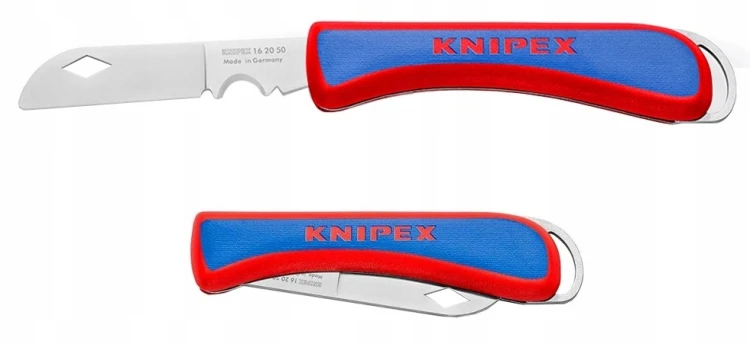 Nóż Monterski Scyzoryk dla Elektryka Stal Nierdzewna KNIPEX 16 20 50 SB