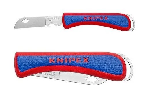 Nóż Monterski Scyzoryk dla Elektryka Stal Nierdzewna KNIPEX 16 20 50 SB