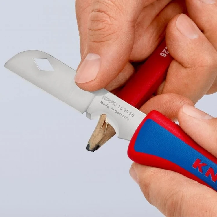 Nóż Monterski Scyzoryk dla Elektryka Stal Nierdzewna KNIPEX 16 20 50 SB