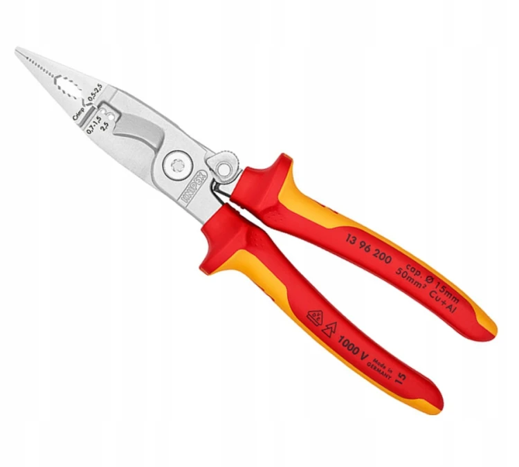 KNIPEX 13 96 200 Szczypce do prac elektroinstalacyjnych 200 mm