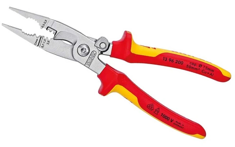 KNIPEX 13 96 200 Szczypce do prac elektroinstalacyjnych 200 mm