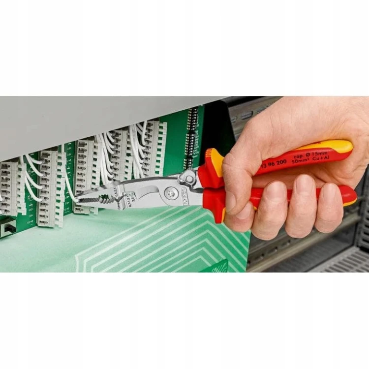 KNIPEX 13 96 200 Szczypce do prac elektroinstalacyjnych 200 mm