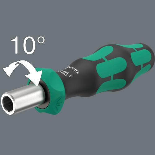 Rękojeść z uchwytem do bitów 838 RA S, z funkcją grzechotki 1/4", 1/4" x 102 mm 05051492001