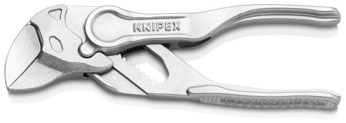 KNIPEX 86 04 100 Szczypce-klucz XS szczypce i klucz w jednym narzędziu wytłaczana, chropowata powierzchnia chromowany 100 mm