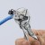 KNIPEX 86 04 100 Szczypce-klucz XS szczypce i klucz w jednym narzędziu wytłaczana, chropowata powierzchnia chromowany 100 mm
