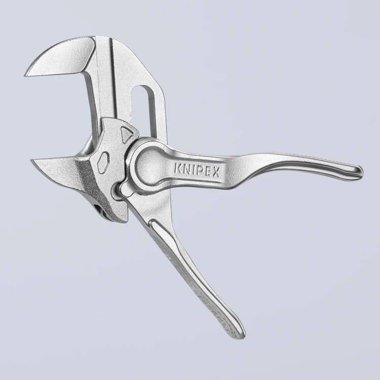 KNIPEX 86 04 100 Szczypce-klucz XS szczypce i klucz w jednym narzędziu wytłaczana, chropowata powierzchnia chromowany 100 mm
