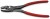 KNIPEX 82 01 200 TwinGrip® Szczypce chwytające czołowe Z antypoślizgowego tworzywa sztucznego fosforanowana, szara 200 mm