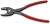 KNIPEX 82 01 200 TwinGrip® Szczypce chwytające czołowe Z antypoślizgowego tworzywa sztucznego fosforanowana, szara 200 mm
