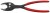 KNIPEX 82 01 200 TwinGrip® Szczypce chwytające czołowe Z antypoślizgowego tworzywa sztucznego fosforanowana, szara 200 mm