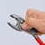 KNIPEX 82 01 200 TwinGrip® Szczypce chwytające czołowe Z antypoślizgowego tworzywa sztucznego fosforanowana, szara 200 mm
