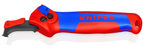 KNIPEX 16 50 145 SB Nóż do ściągania izolacji ze stopką prowadzącą 146 mm