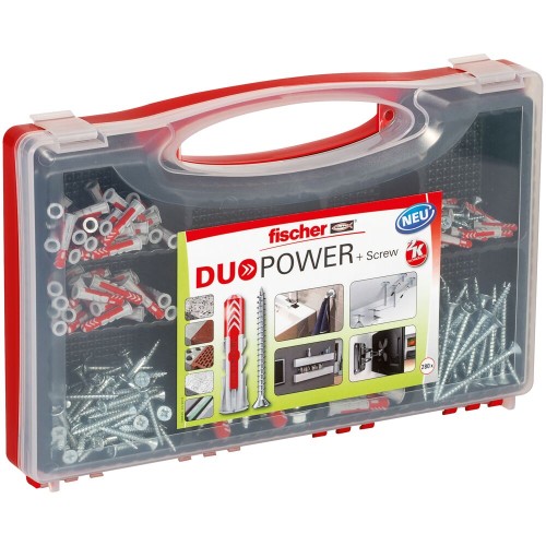 fischer Red-Box kołki DuoPower + wkrętaki 00536091