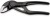 KNIPEX 87 00 100 Cobra® XS Szczypce nastawne do rur wytłaczana, chropowata powierzchnia fosforanowana, szara 100 mm