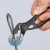 KNIPEX 87 00 100 Cobra® XS Szczypce nastawne do rur wytłaczana, chropowata powierzchnia fosforanowana, szara 100 mm