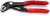 KNIPEX 87 01 125 Cobra® Szczypce nastawne do rur nowej generacji Z antypoślizgowego tworzywa sztucznego fosforanowana, 125 mm