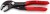 KNIPEX 87 01 125 Cobra® Szczypce nastawne do rur nowej generacji Z antypoślizgowego tworzywa sztucznego fosforanowana, 125 mm