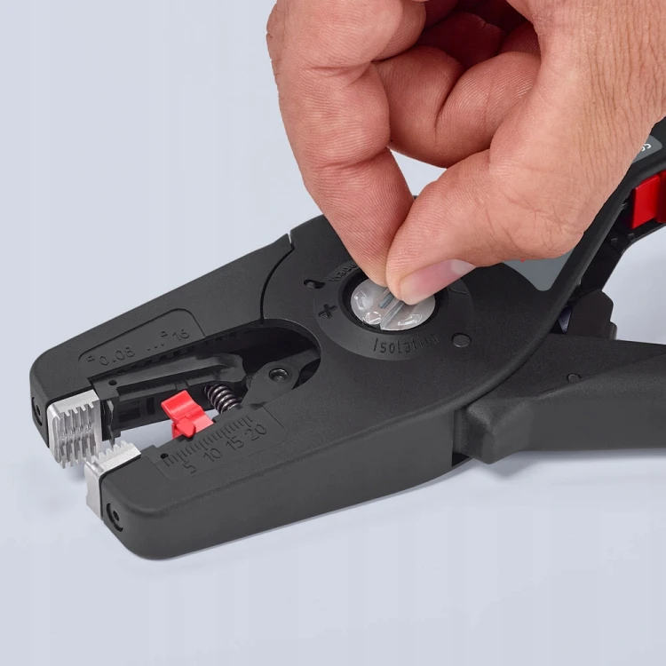 KNIPEX 12 52 195 SB Szczypce automatyczne do ściągania izolacji 195 mm