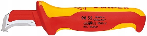 Nóż do Ściągania Izolacji z stopką KNIPEX 98 55