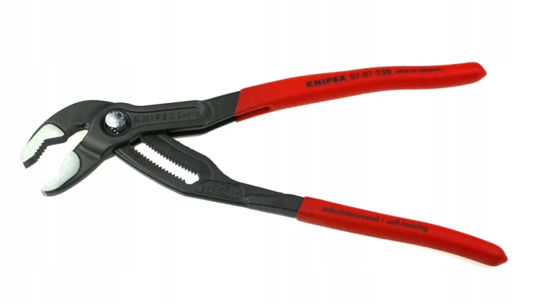 Knipex Szczypce Do Rur Cobra Klucz Nastawne Do Nakrętek 87 01 250 250 mm