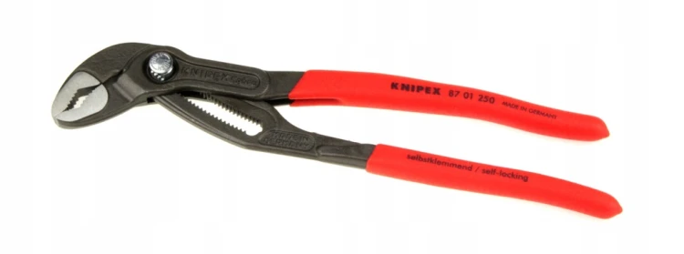 Knipex Szczypce Do Rur Cobra Klucz Nastawne Do Nakrętek 87 01 250 250 mm