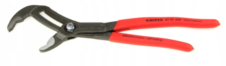Knipex Szczypce Do Rur Cobra Klucz Nastawne Do Nakrętek 87 01 250 250 mm