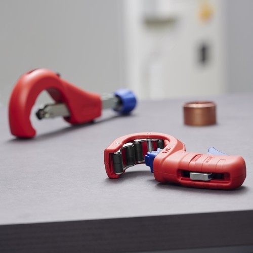 KNIPEX 90 23 01 BK DP50 Obcinak do rur odpływowych z tworzywa sztucznego 165 mm