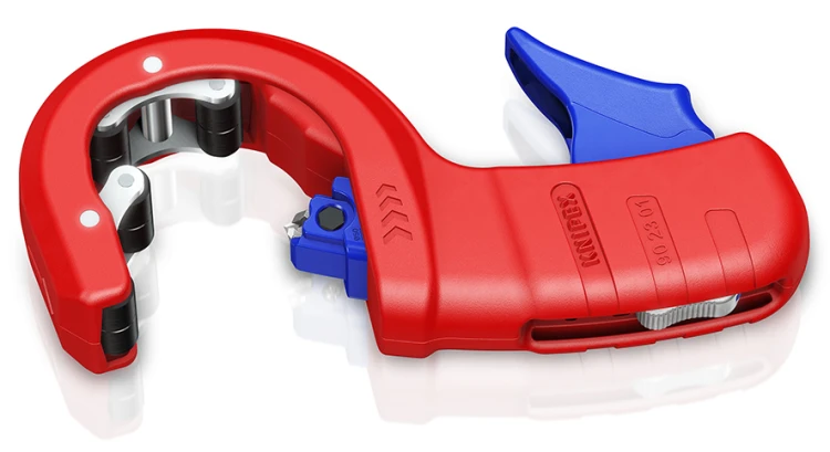 KNIPEX 90 23 01 BK DP50 Obcinak do rur odpływowych z tworzywa sztucznego 165 mm