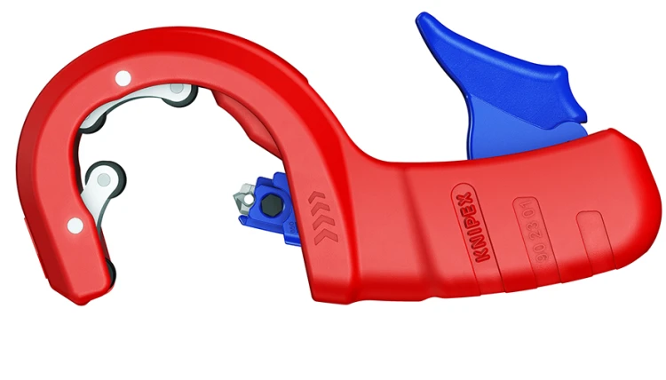 KNIPEX 90 23 01 BK DP50 Obcinak do rur odpływowych z tworzywa sztucznego 165 mm